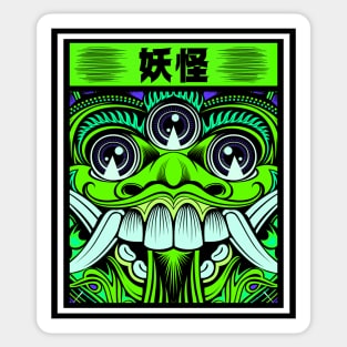 Japanese Anime Kaiju Monster Sticker